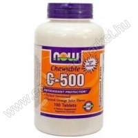 Now C-500 narancs ízű rágótabletta 100 db