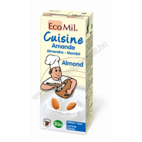 Ecomil bio növényi tejszín Mandulás 200 ml