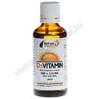 Nature&Vitality D3 vitamin cseppek 2000NE 500 adag 50 ml