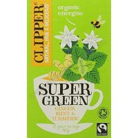 Clipper Bio Organic Super Green Energise Tea, 40 g