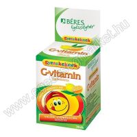 Béres C-vitamin rágótabletta citrom-narancs gyerekeknek, 30 db