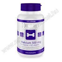 Bioheal Kalcium 500 mg + D3-vitamin + K2-vitamin tabletta