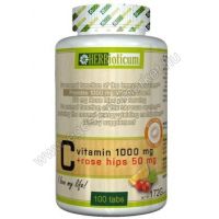 Herbioticum C-vitamin 1000mg + csipkebogyó 50mg tabletta - 100db