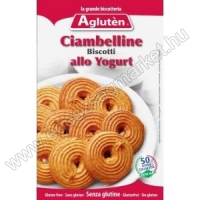 Agluten - Ciambelline - Gluténmentes Joghurtos keksz 200g
