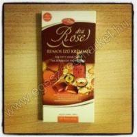 Dia Rose Diabetikus töltött tejes táblacsoki-rumos 100g